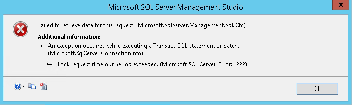 Expert SQL Server - Mode de secours SQL Server (DAC) - SQL Server  - lock_request-timeout