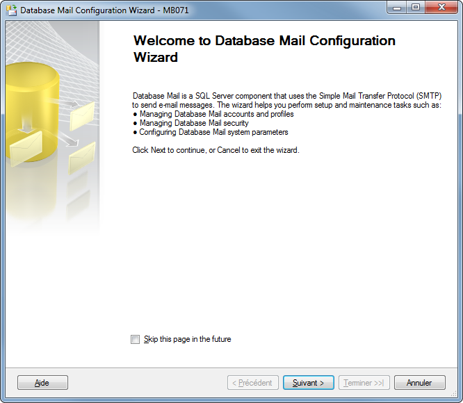 Expert SQL Server - Configurer Database Mail avec Gmail - SQL Server  - Database-Mail-01