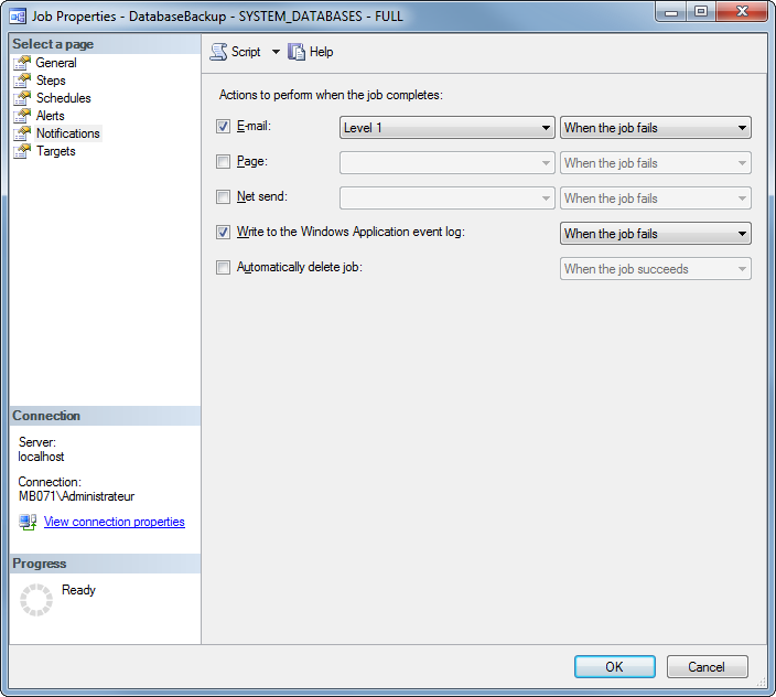 Expert SQL Server - Configurer Database Mail avec Gmail - SQL Server  - notifjob