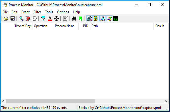 Expert SQL Server - Trace Process Monitor - Powershell  - procmon_record